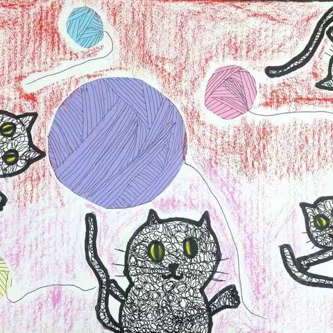 『黑猫和彩色毛线球——一二年级』