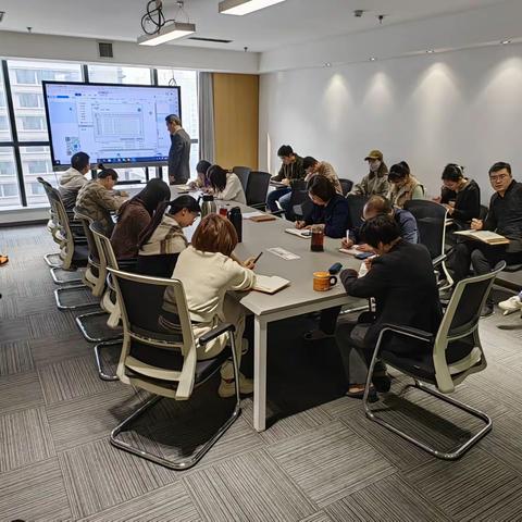 交通分院党支部学习党的二十大报告会议