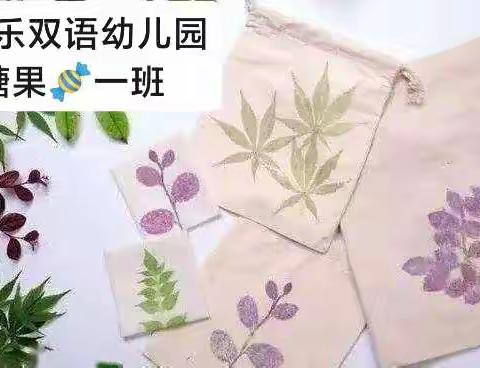 “寻觅自然，‘敲染’而至”——植物趣味敲染活动