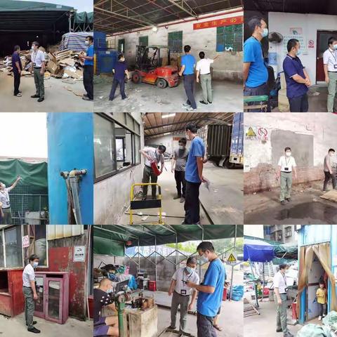 坂田街道“中秋”假期开展再生资源回收站及跨境货物运输目的地企业作业点巡查工作