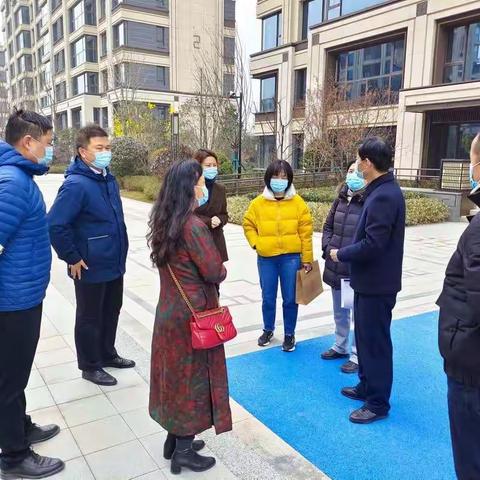 曲江社会事业服务局联合规划、住建部门现场核查金地世家风华项目投诉问题