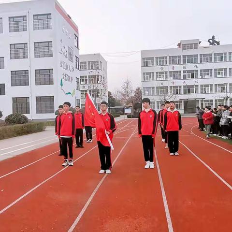 “回归传统节，感受冬至日”——淮滨二中主题升旗仪式