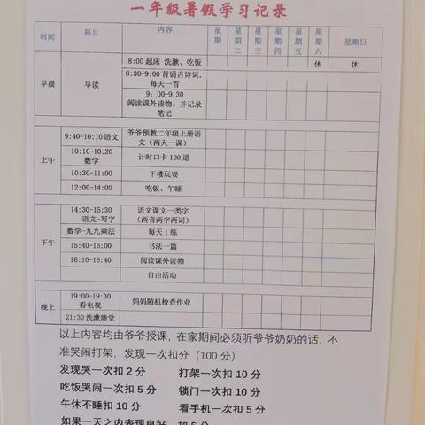 友谊大街小学21级3班【李沛航】多姿多彩的暑假生活