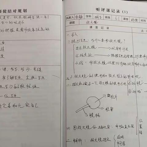 “青蓝工程，师徒结对”学期总结