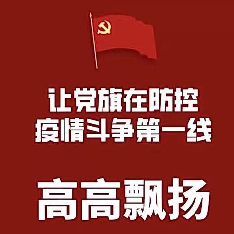 发挥基层堡垒力量  筑牢疫情红色防线