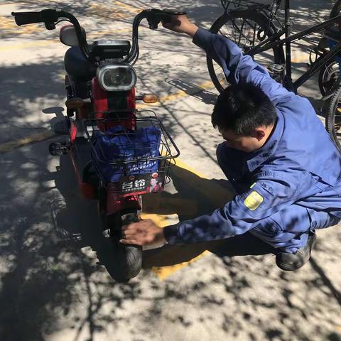 计量维检作业区维检三班开展电动车隐患排查工作