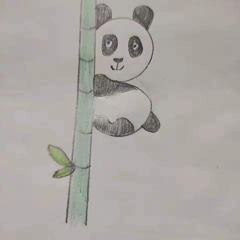 小吕小学五年级戈子硕画画