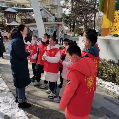 “小手拉大手，共享城市蓝”——济宁市琵琶山中心小学春节假期志愿活动