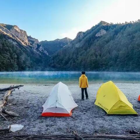 （2022清明节）泸定昌坝海休闲徒步露营摄影！