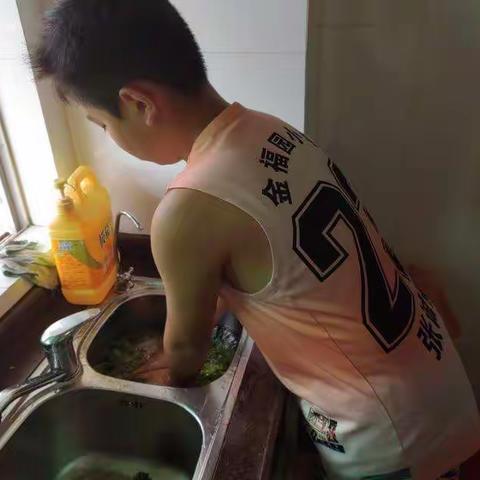 我是韶关实验中学七十三班的张诚俊——蒜蓉青菜