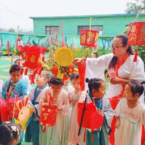 国风古韵迎中秋——蓝天实验幼儿园中秋节主题活动