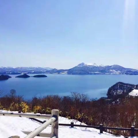 新的一岁，愿内心永远如北海道的蓝天白雪一样明净