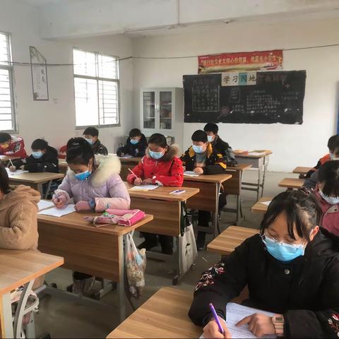 吕潭乡路庄小学期末学业检测已完成，共同抗疫网课再进行