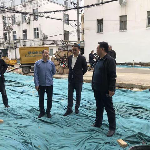 南阳市住建局质监站工作人员对文化宫街市政管理处住房安全进行隐患排查