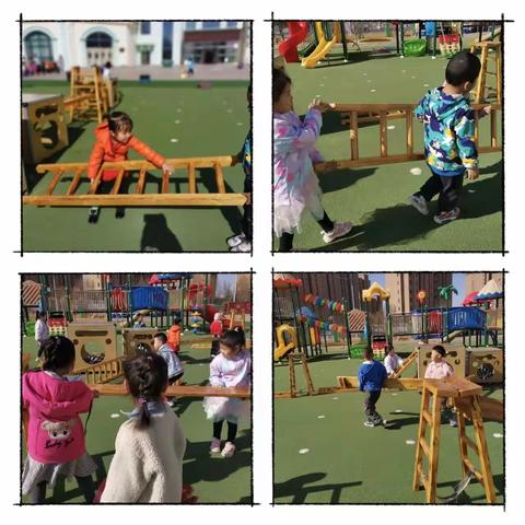 伊金霍洛旗第九幼儿园大三班学习故事分享“玩转安吉游戏----趣玩滑梯”