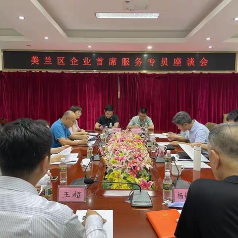 省优化营商环境工作专班专题调研美兰区企业首席服务专员试点工作