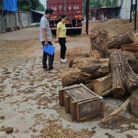 林业检疫站赴企业指导防台工作
