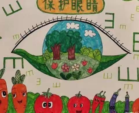 阜新市实验幼儿园中班班线上活动《保护眼睛》