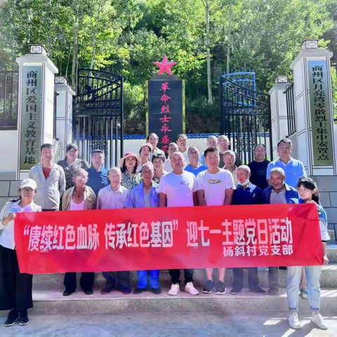 杨斜镇：奏响三部曲谱写“七一”红色乐章