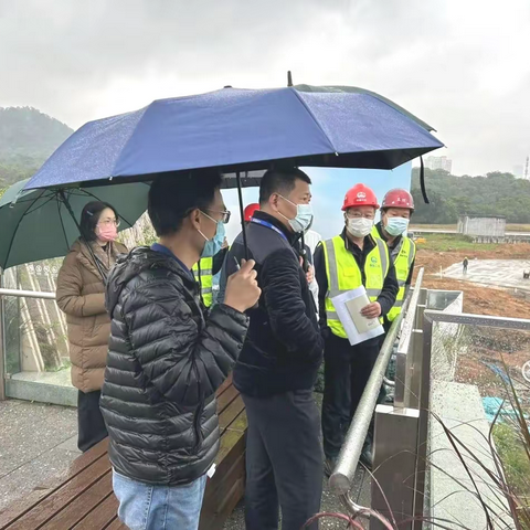 何涛主任带队调研笔架山体育公园项目  建设情况