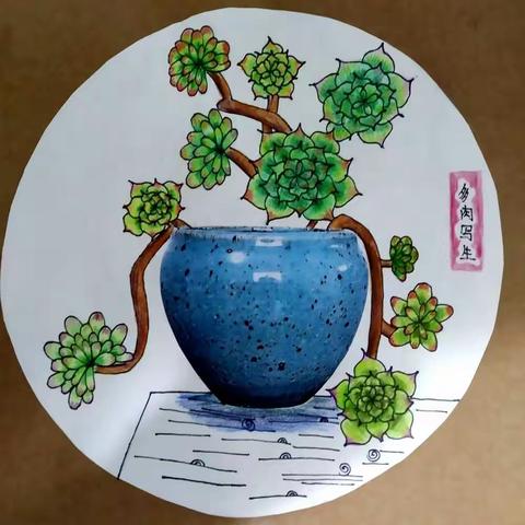 北京画廊建设路校区大师衔接班2020年10月2日作品