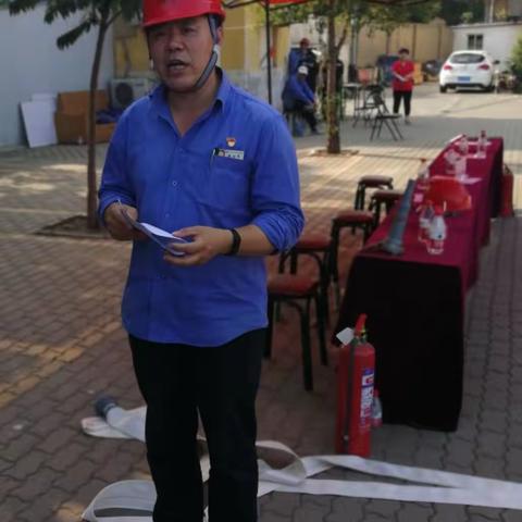 华能济南黄台发电有限公司热力公司进行2019年消防演练活动