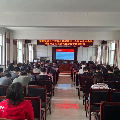 牢记初心担使命 勇毅前行促发展龙高镇召开学习贯彻党的十九届六中全会和咸阳市第八次党代会精神专题研讨班