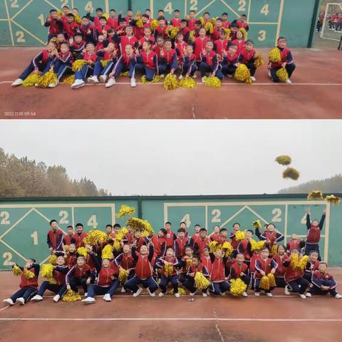 激情飞扬，舞动青春，花样年华绚丽绽放——五年级八班啦啦操比赛