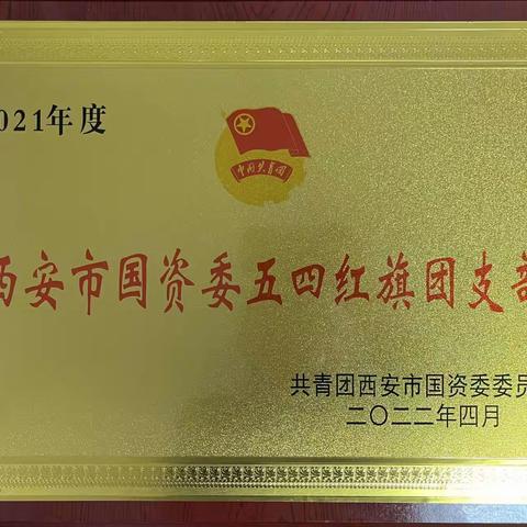 喜报！西安市公租房公司团支部荣获市国资委“五四红旗团支部”荣誉称号