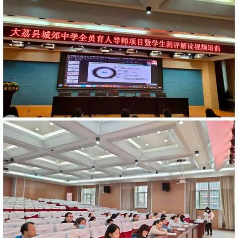 大荔县心理健康质量提升小组“全员测评，精准解读”生涯规划培训活动！