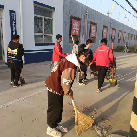 东楼中学团支部学生志愿活动