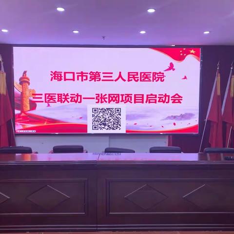 海口市第三人民医院召开“三医联动一张网”项目启动会