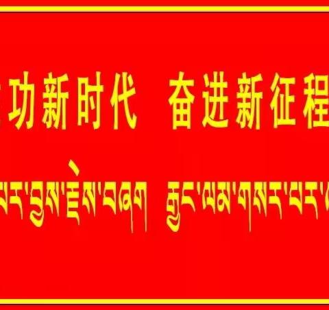 【学习党的二十大精神】札达县九年一贯制学校线上线下升旗仪式及主题班会