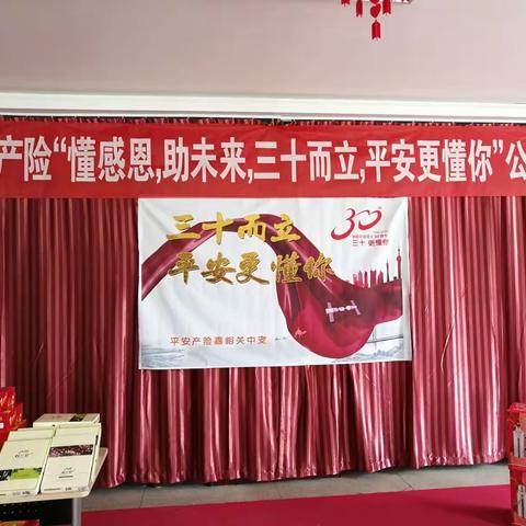 “懂感恩，助未来”平安产险嘉峪关中心支公司公益捐赠活动
