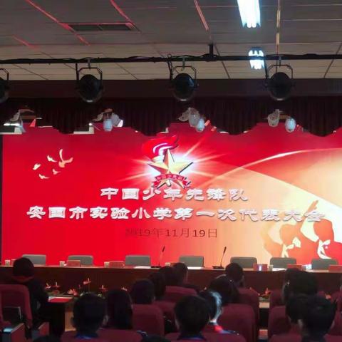 中国少年先锋队安国市实验小学第一次代表大会胜利召开