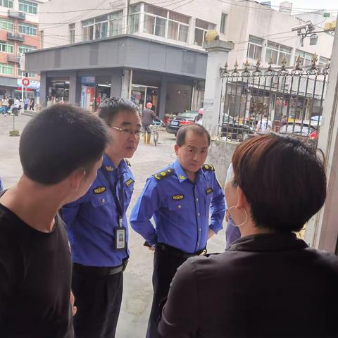 局党组成员、总工谷文彤一行莅临仰义中队指导督察迎检工作