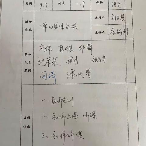 聚集体智慧，备精彩课堂——凤凰岭小学一年级语文集体备课