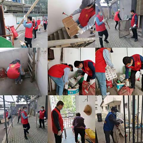 清理楼道杂物 美化社区环境