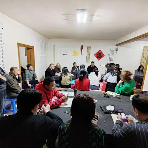 龙山区书法家协会公益大讲堂（篆刻班开课了）