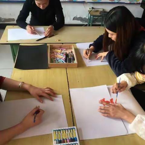 温泉中心校范石滩幼儿园教师主题绘画展示——秋韵