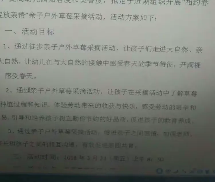 制订了详细的活动方案。