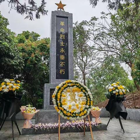 新圩中学大德育系列活动之十一——“缅怀革命先烈，共铸中华魂”主题祭奠英烈活动