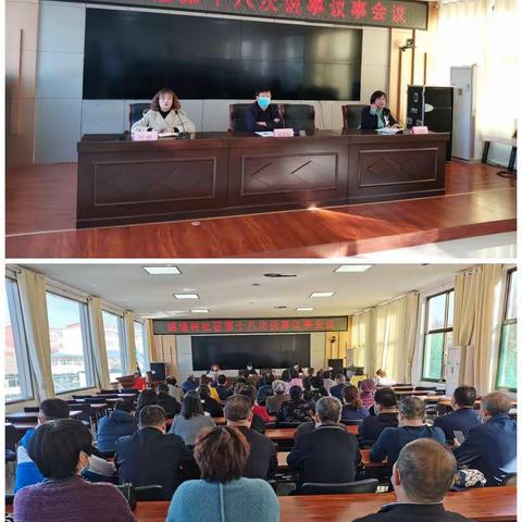 城墙岭社区召开第十八次说事议事会议