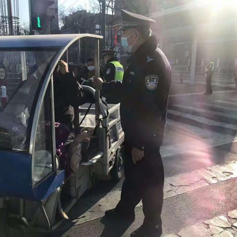 丛台三大队积极开展违规电动车治理