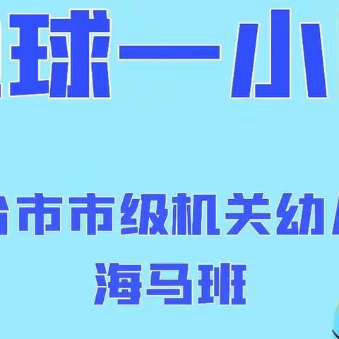 烟台市市级机关幼儿园 海马班🏠居家特辑（六）——“地球一小时 我们在行动”