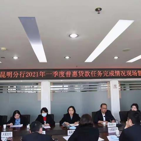 昆明分行召开普惠金融专业一季度督导会