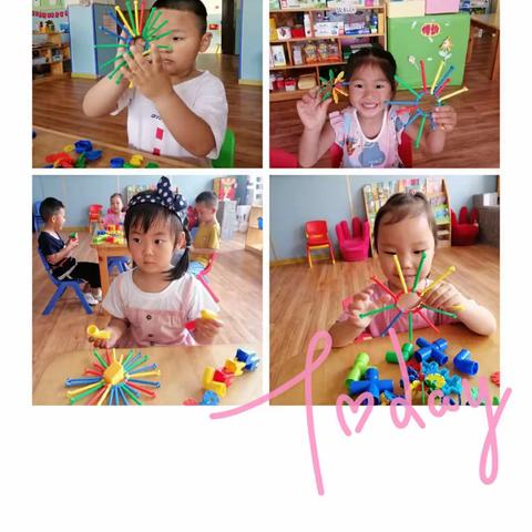 心灵蕴智慧  巧手展创意  ——长清区平安中心幼儿园晨间活动