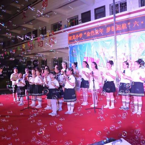 双龙镇中心小学第九届“两节一会”简报