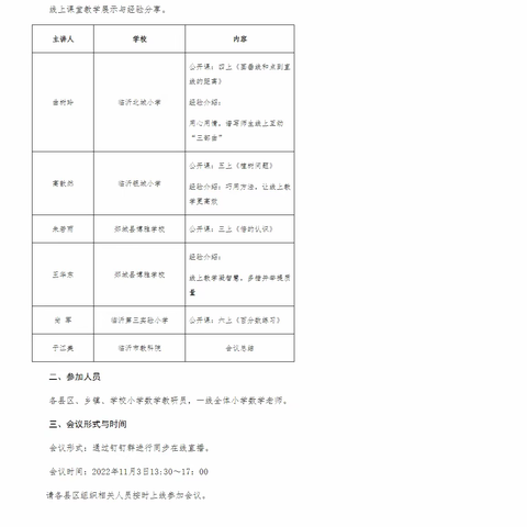 11月3日临沂市举行全市数学研讨会收获