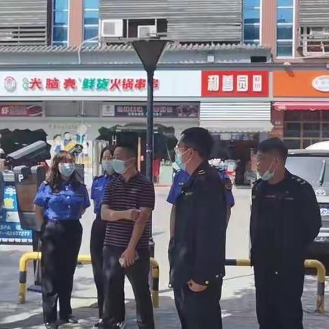 筑牢燃气安全防线，整治出店占道经营——江堤街综合执法中心开展综合整治行动